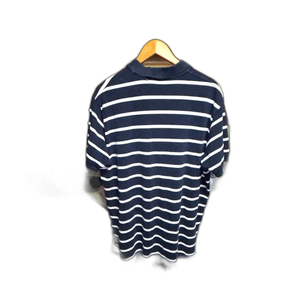 Polo Ralph Lauren Men's Polo Shirt Navy White Stripes XL